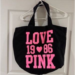 Victoria’s Secret PINK canvas bag.